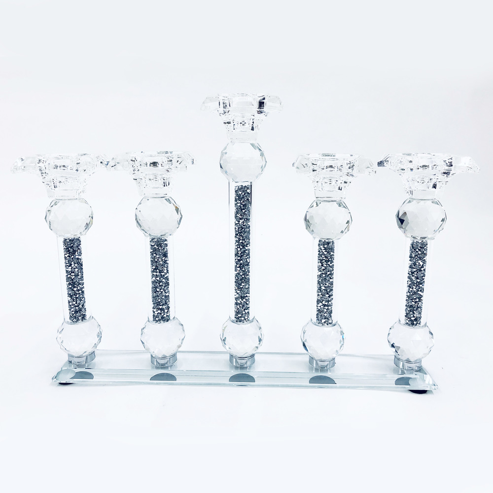 Crystal Crushed Candle Holder ASR Interiors