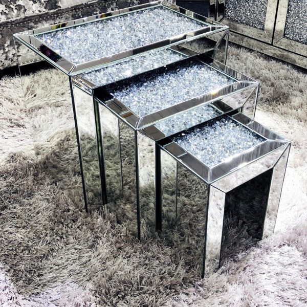 Crushed Diamond Nest of Tables