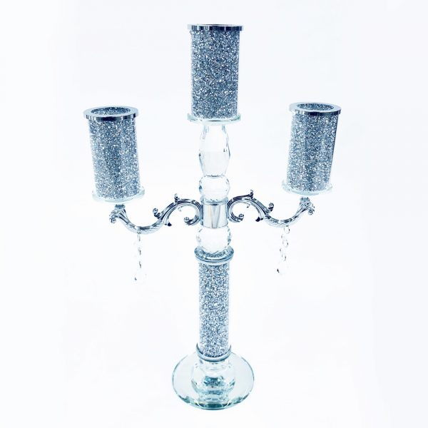 Crystal Crushed Candle Holder ASR Interiors
