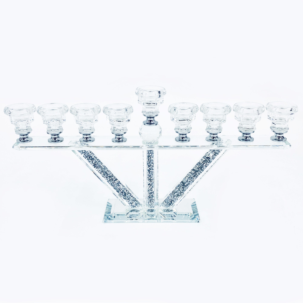 Crystal Crushed Candle Holder ASR Interiors