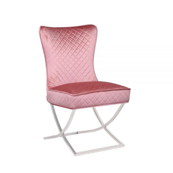 Rome Pink Dining Chair ASR Interiors