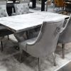 Majestic Grey Marble Dining Table 2