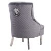 Majestic Grey Wing Chair 5