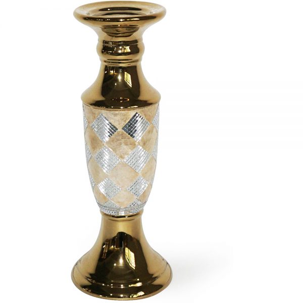 Gold Seashell Table Vase Large