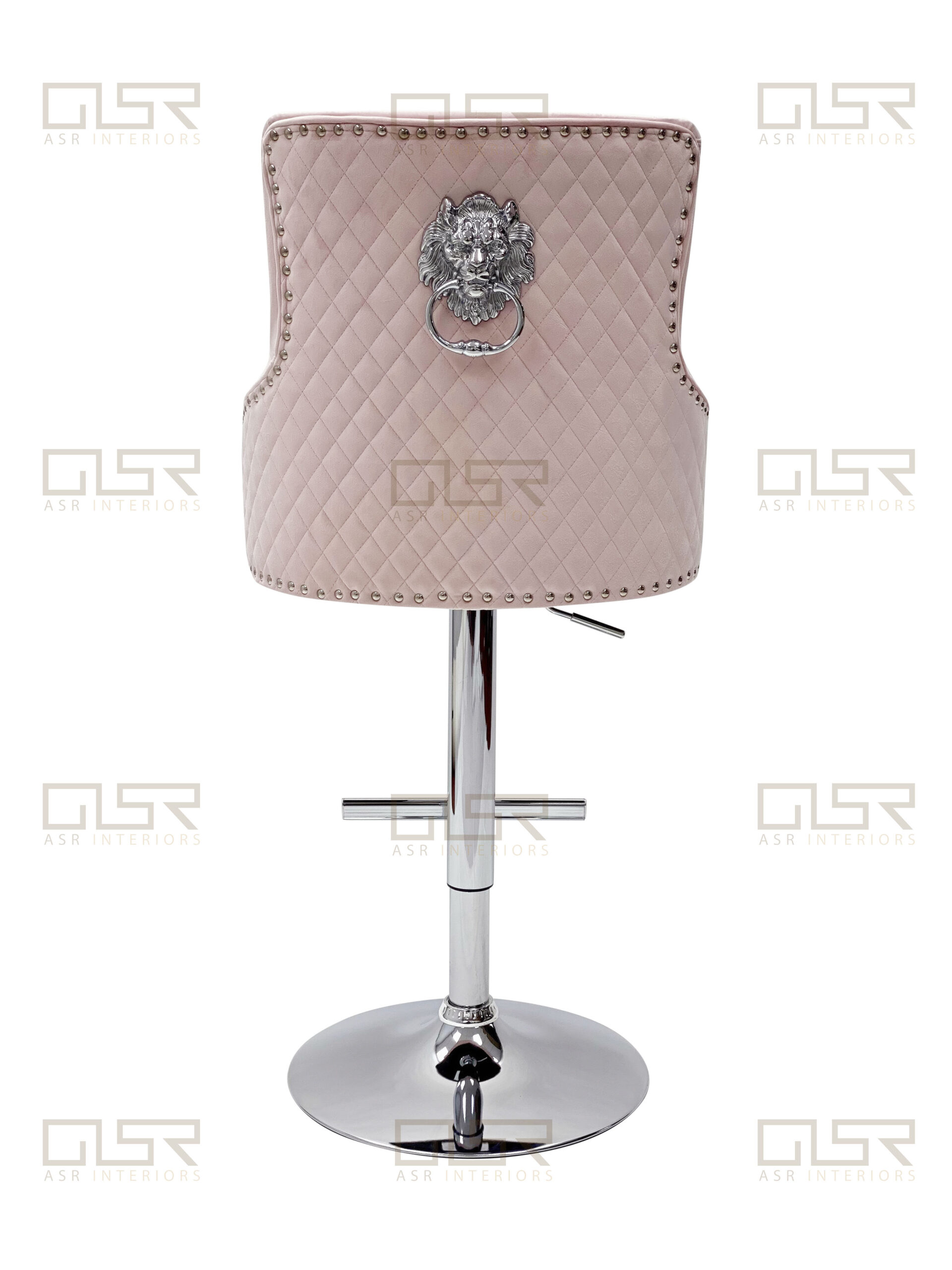 Majestic Pink Fabric Bar Stool ASR Interiors