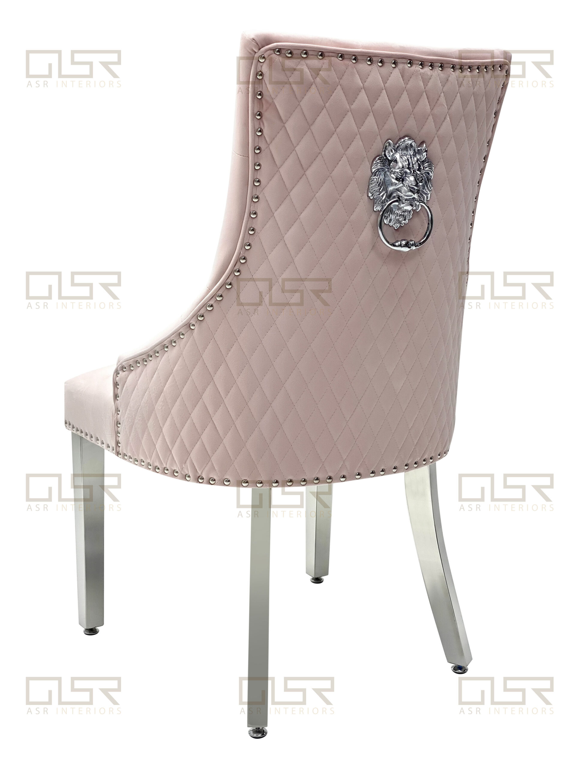 Majestic Pink Velvet Dining Chair ASR Interiors