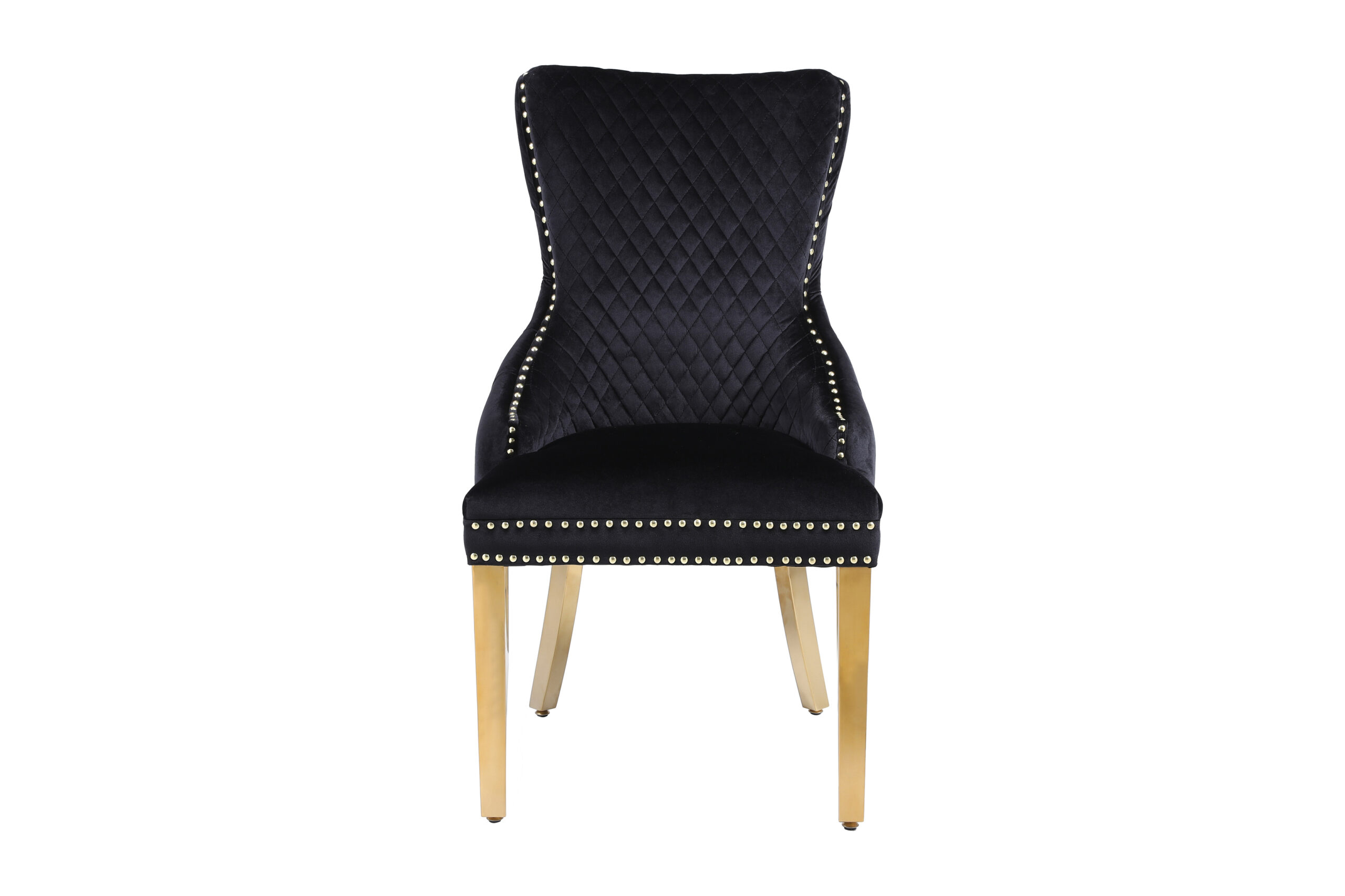 Victoria Black Gold Dining Chair ASR Interiors