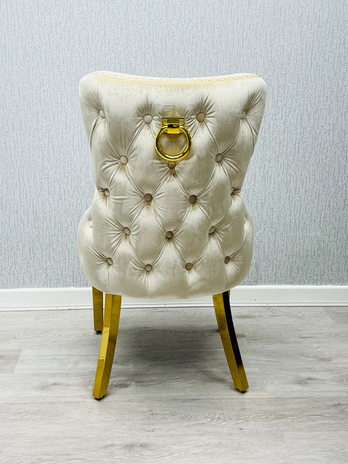 Victoria Cream Ring Knocker Chair ASR Interiors