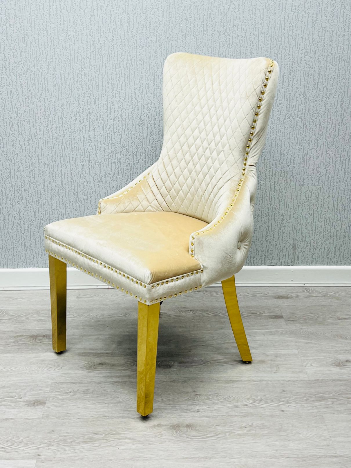Victoria Cream Ring Knocker Chair ASR Interiors