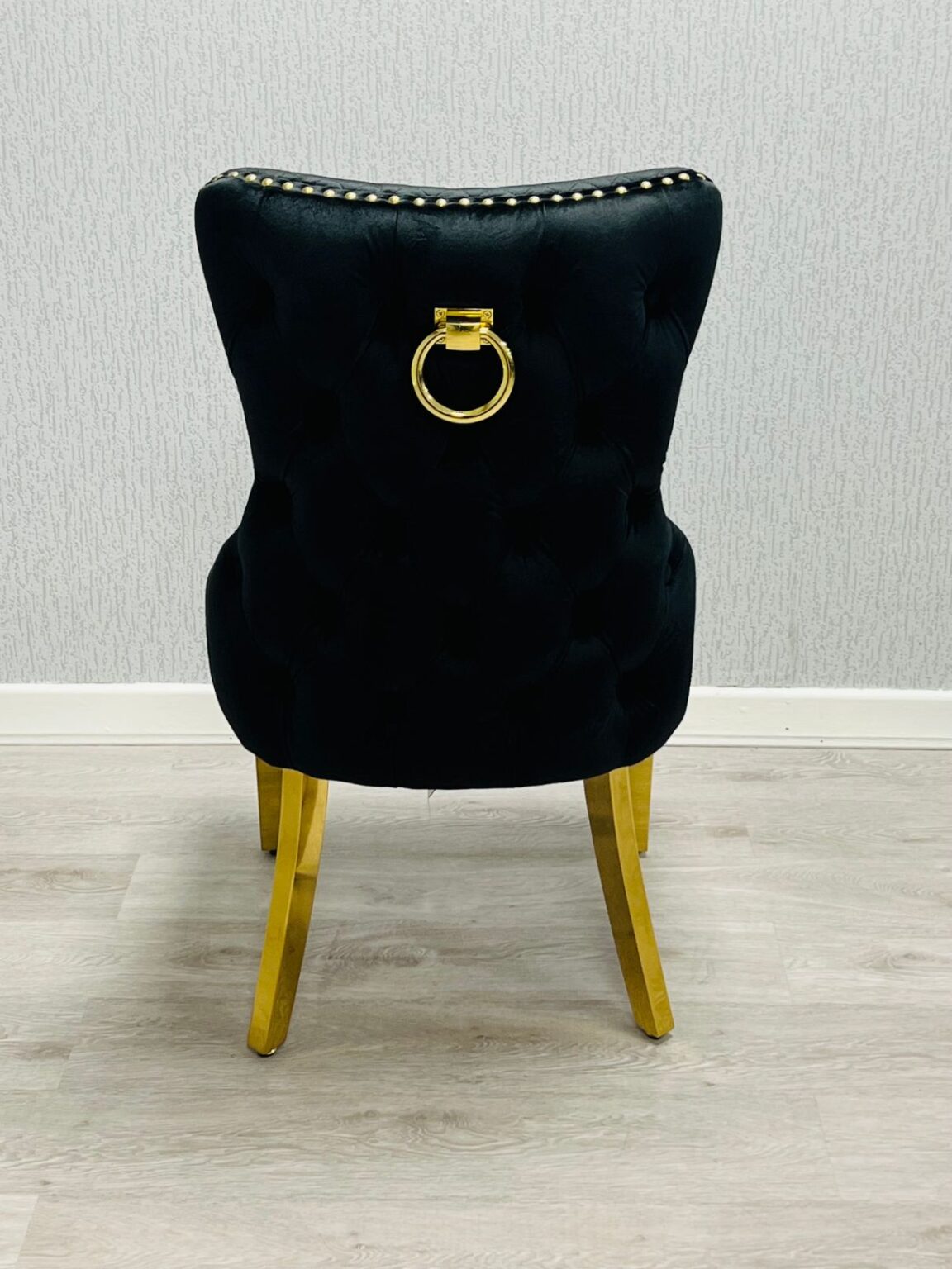 Victoria Black Ring Knocker Chair ASR Interiors