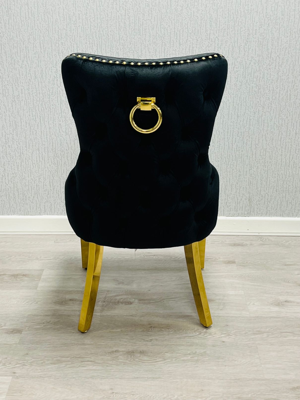Victoria Black Ring Knocker Chair ASR Interiors