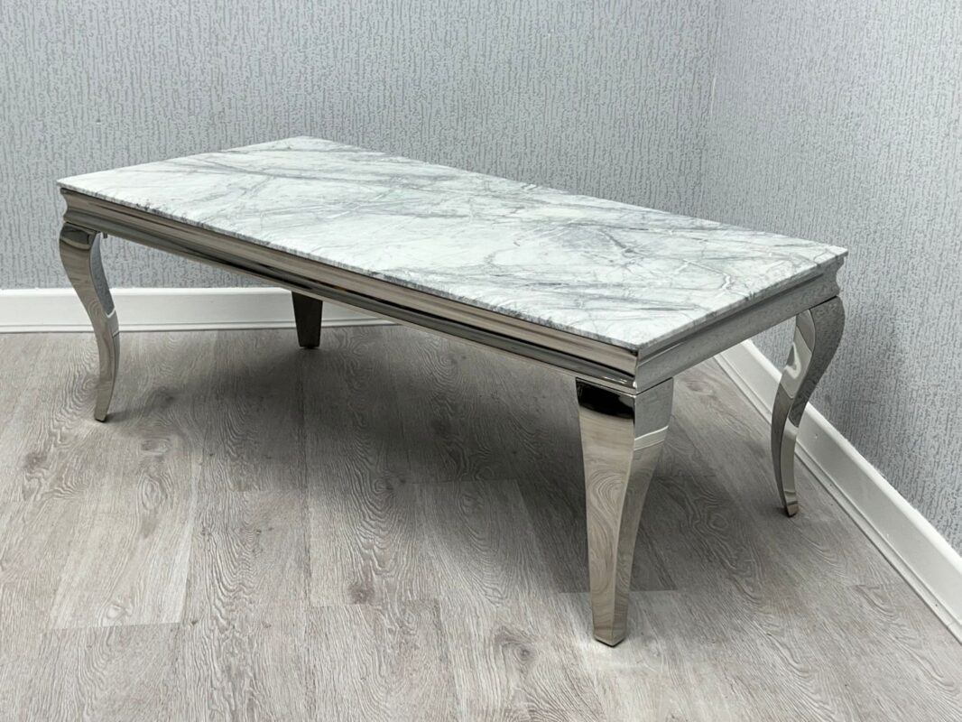 Sofia Grey Marble Coffee Table ASR Interiors