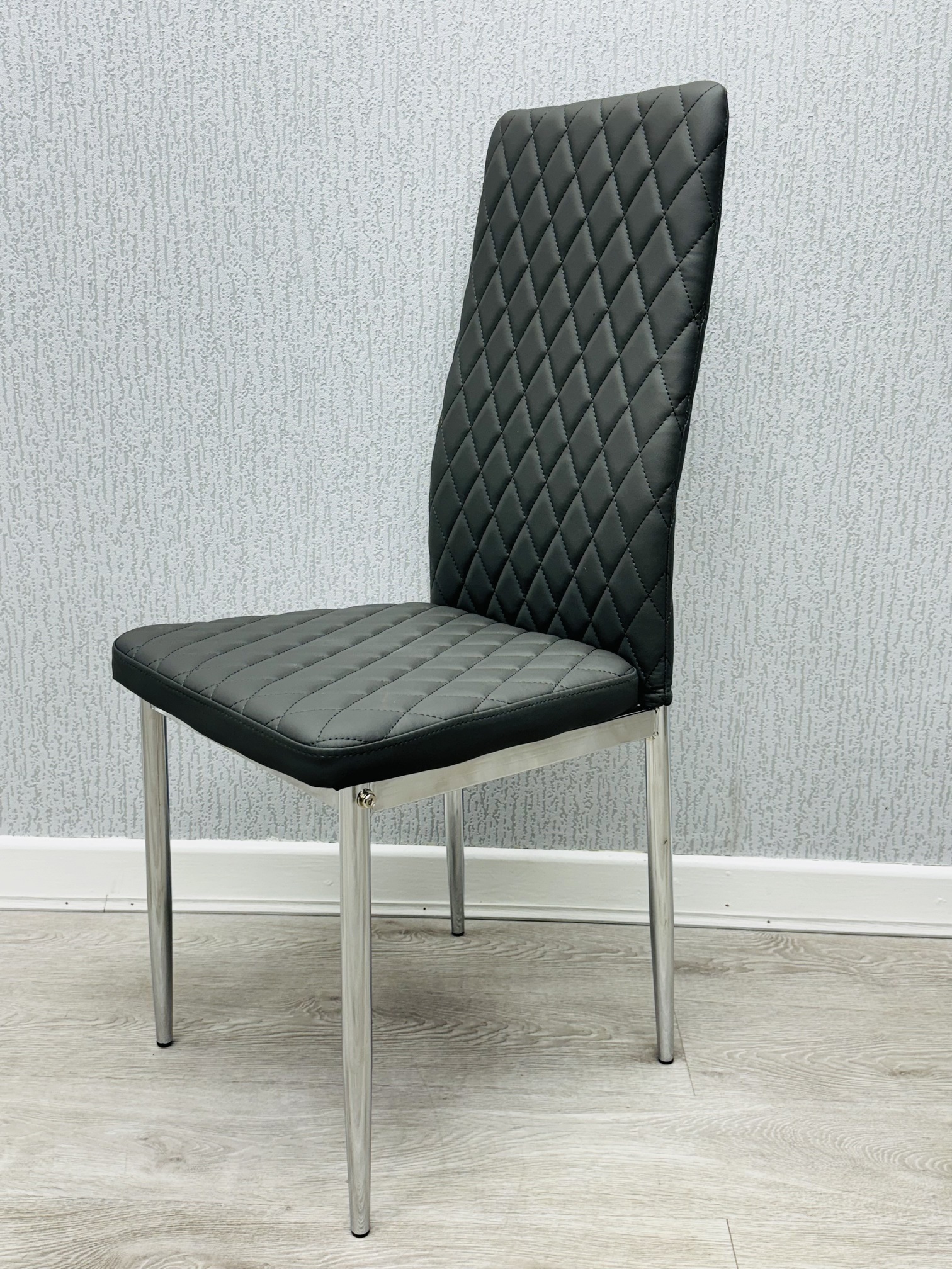 California Grey PU Dining Chair - ASR Interiors