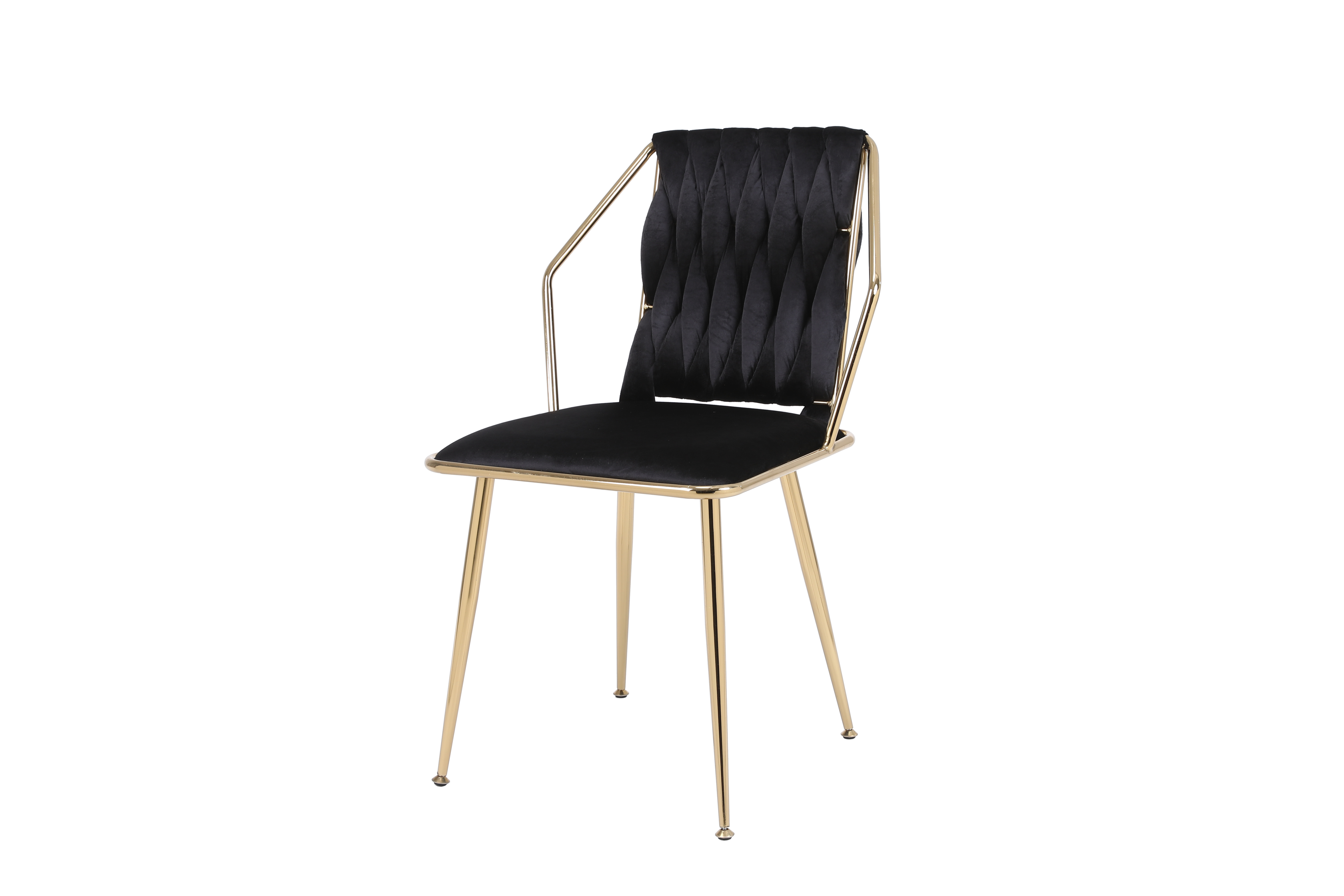 Daisy Black Gold Dining Chair ASR Interiors